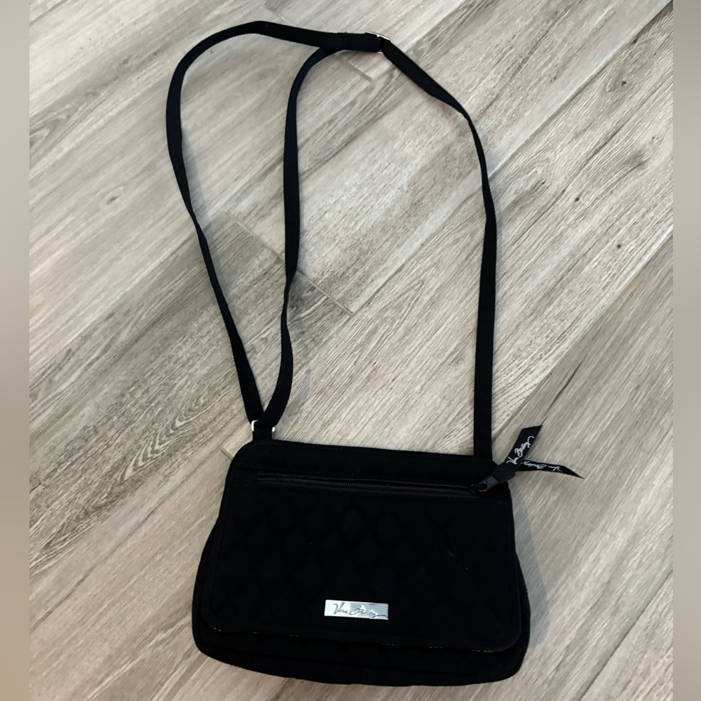 Vera Bradley Black Quilted Crossbody Bag